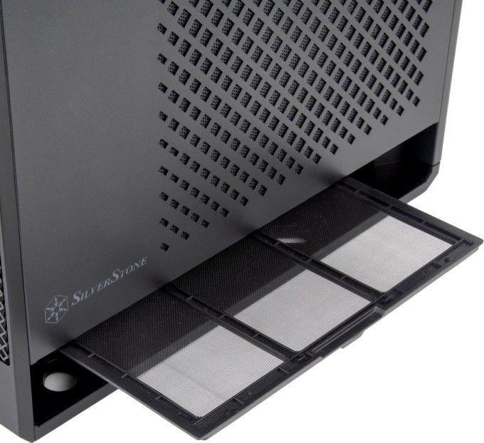 Kasë SilverStone Alta G1M, e zezë, Small Form Factor