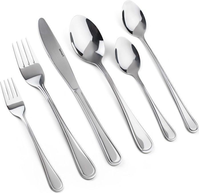 Set takëme Lamart LT5006, 48 copë, të argjendta