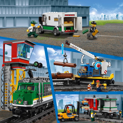 Lodër tren transportues LEGO City (60198) 