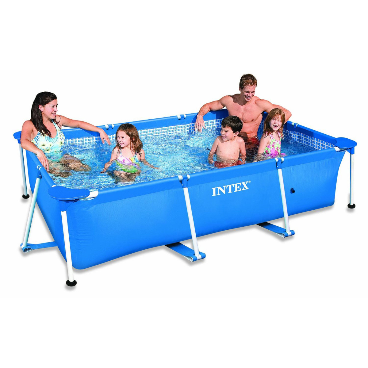Pishinë + aksesorie Intex METAL FRAME 28270, e kaltër, 220x150x60 cm Pishinë + aksesorie Intex METAL FRAME 28270, e kaltër, 220x150x60 cm