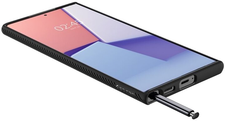 Маска Spigen Liquid Air за Samsung Galaxy S22 Ultra, црна