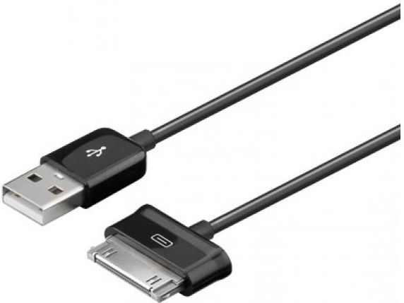 Kabllo Techly USB-A në Samsung 30-pin (305113), 1.2 m, e zezë