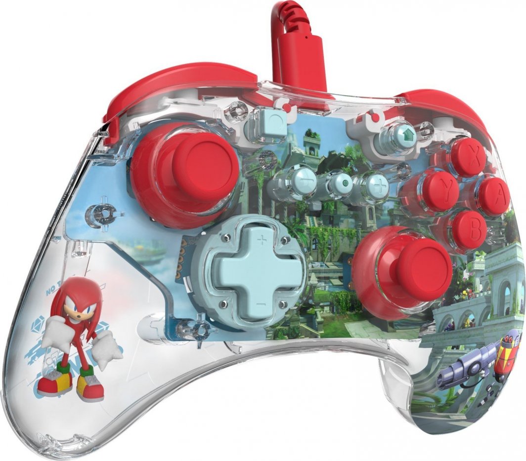 Kontroller PDP RealMz Knuckles Sky Sanctuary Zone, me kabllo, shumëngjyrësh