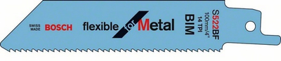 Tehu i sharrës kthyese fleksibël për metal - BOSCH, 100x19x0,9mm S522BF 2608656011