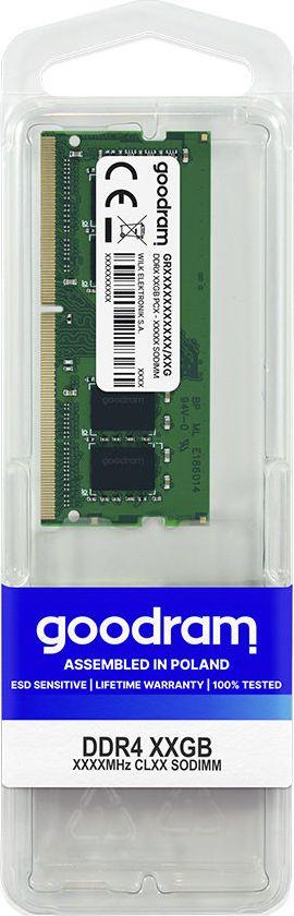 Memorie për laptop GoodRam, DDR4, 16 GB, 2400 MHz, CL17
