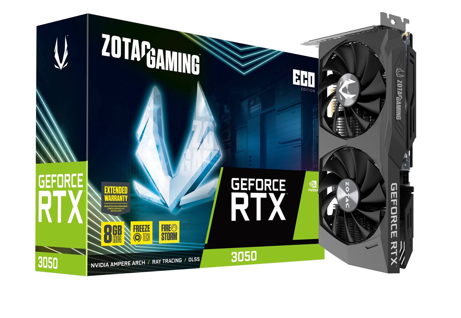 Kartelë grafike Zotac Gaming GeForce RTX 3050 Eco 8GB GDDR6
