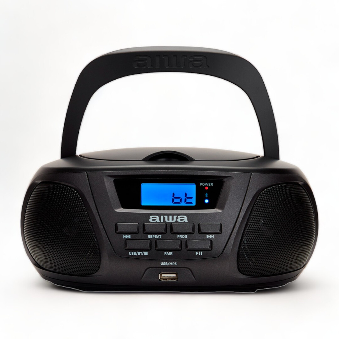 Radio Boombox Portativ me Bluetooth, CD dhe MP3 AIWA BBTU-300BKMKII