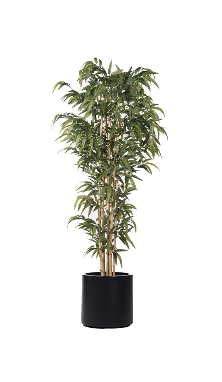 Lule artificiale Verde Decor Bamboo Tree Full, 180 cm