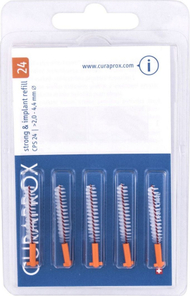 Brusha interdentale Curaprox, 2-4.4mm, 5 copë, të verdha Brusha interdentale Curaprox, 2-4.4mm, 5 copë, të verdha