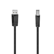 Kabllo Hama USB 2.0 për printer, skaner, 1.50m, e zezë