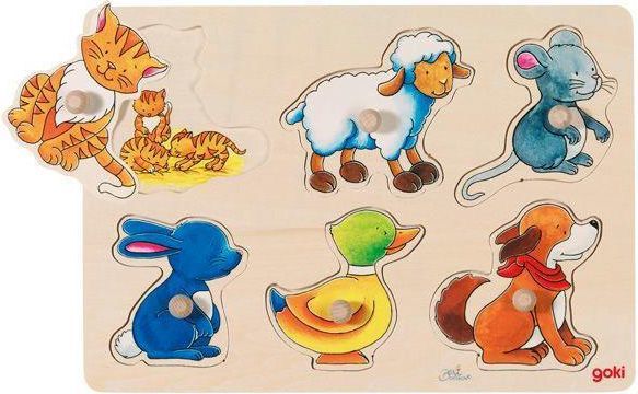 Lodër puzzle Goki Mom and Kids, 6 elemente