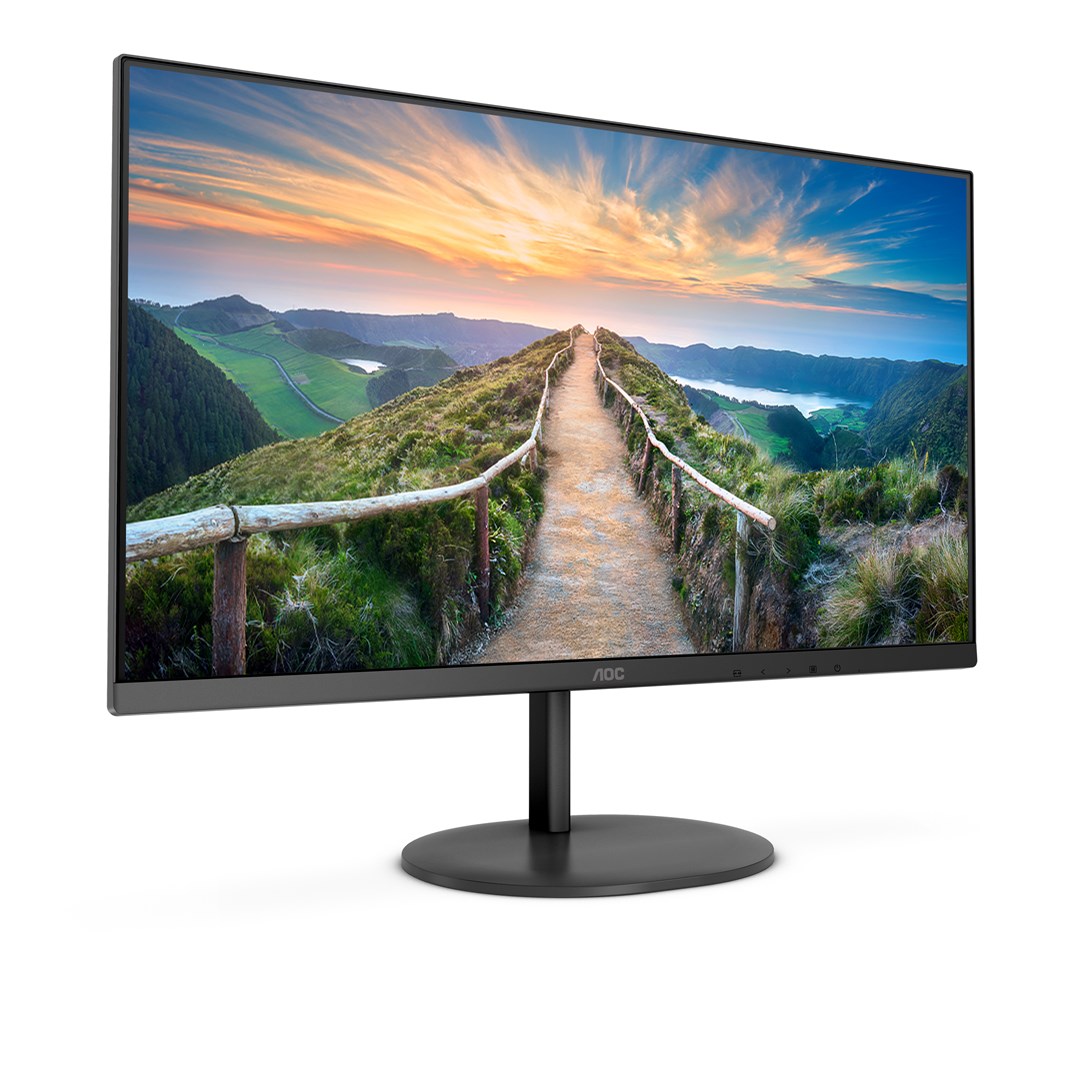 Монитор AOC V4 Q24V4EA, 23.8", 2560 x 1440, 75 Hz, i zi