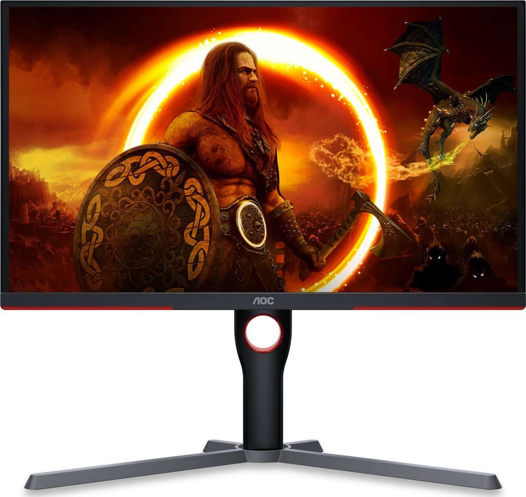 Monitor AOC 25G3ZM/BK, 24.5", 1920 x 1080 (FullHD), i zi/ kuq Monitor AOC 25G3ZM/BK, 24.5", 1920 x 1080 (FullHD), i zi/ kuq