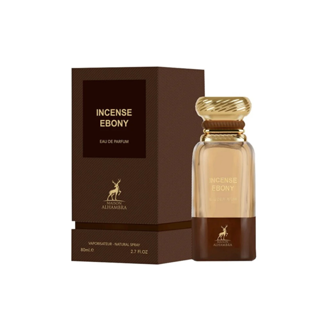 Eau de Parfum Maison Alhambra Incense Ebony, 80ml