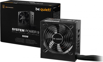 Burim energjie Be quiet! System Power 9 CM (BN302), 600W, i zi