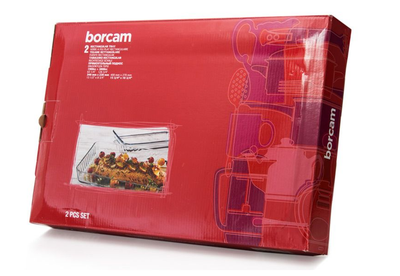 Enë për pjekje Borcam (2 copë), 1.90 L , 3.80 L
