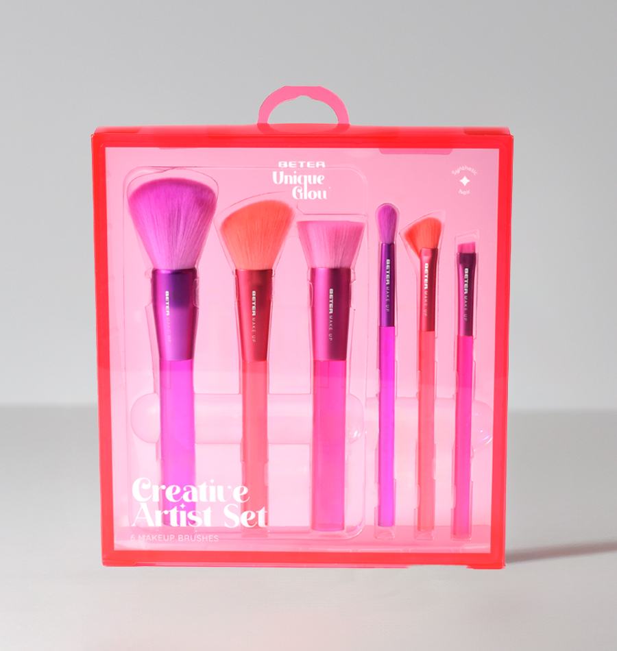 Set brusha kozmetike BETER Unique Glow, 6 copë