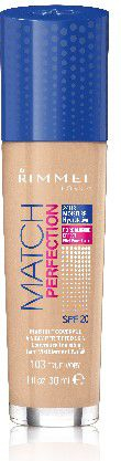 Pudër e lëngshme Rimmel Match Perfection, Nr. 103, 30ml