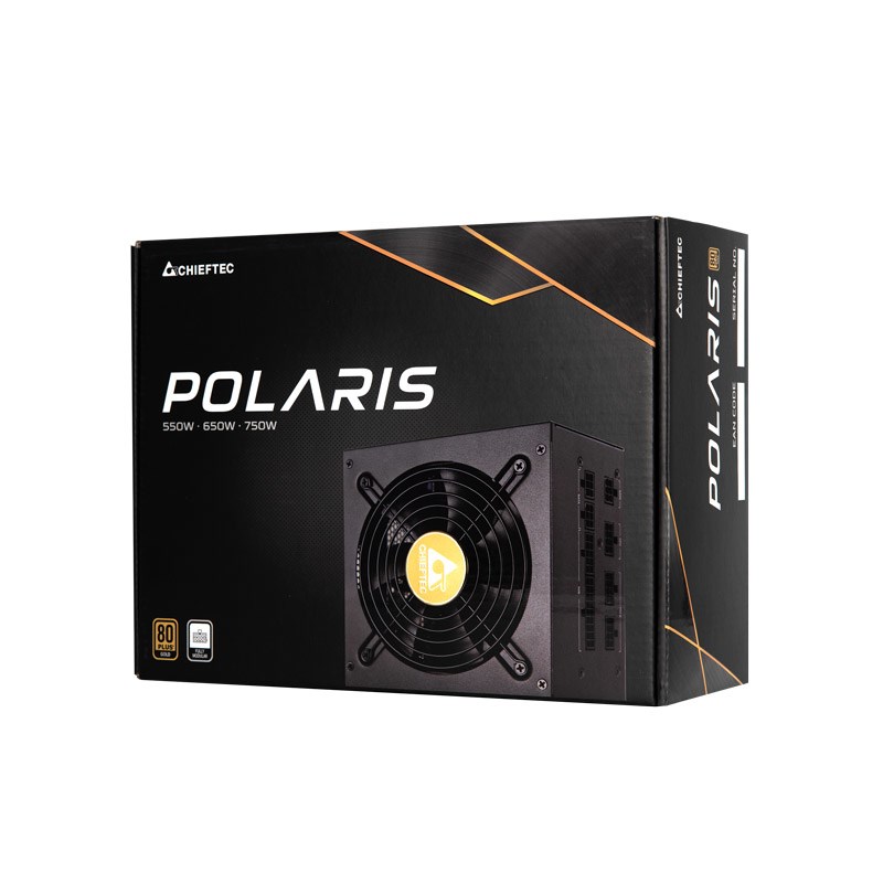 Burim energjie Chieftec Polaris, 20+4 pin ATX, 550 W