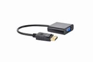 Përshtatës Gembird DisplayPort AV - D-Sub (VGA), i zi