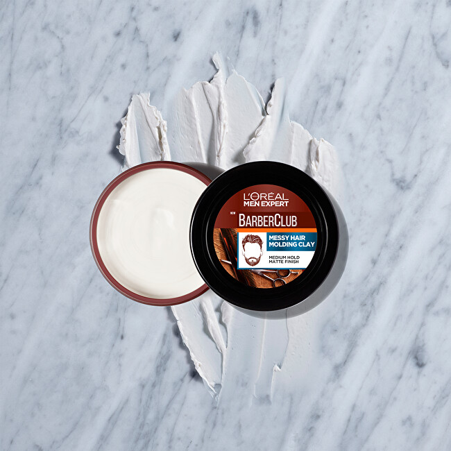 Xhel për flokë L´Oréal Paris Men Expert Messy Hair Molding Clay, 75 ml