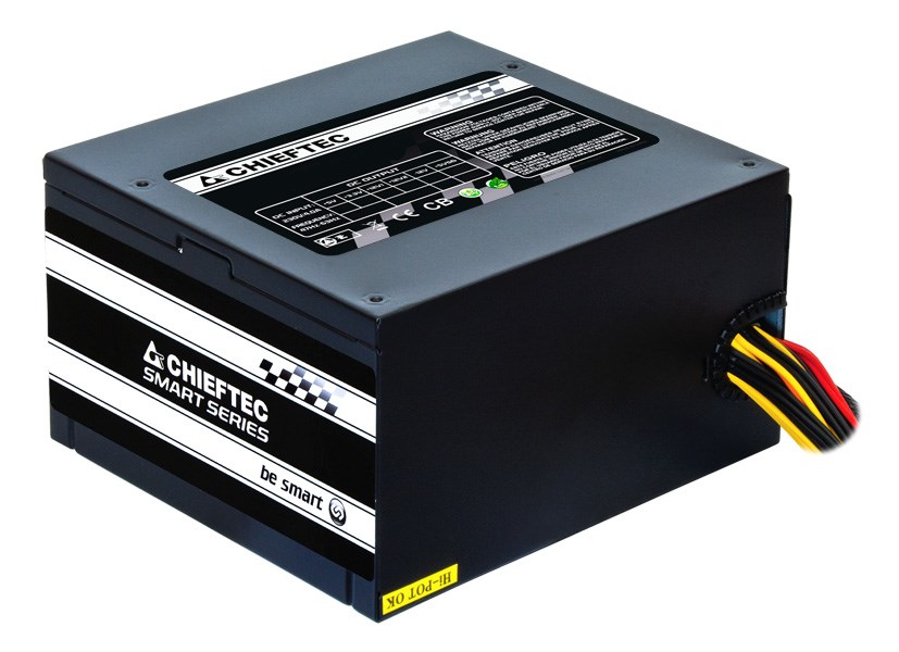 Извор на енергија Chieftec Smart GPS-600A8, 20+4 pin ATX, 600 W