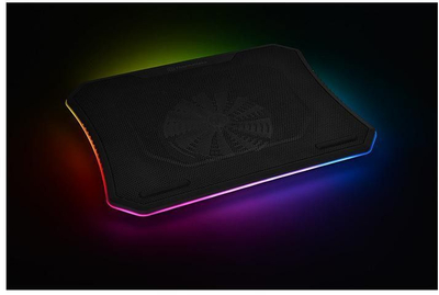Mbajtëse/ftohëse për laptop Thermaltake Massive 20 (CL-N014-PL20SW-A), RGB, 19", e zezë