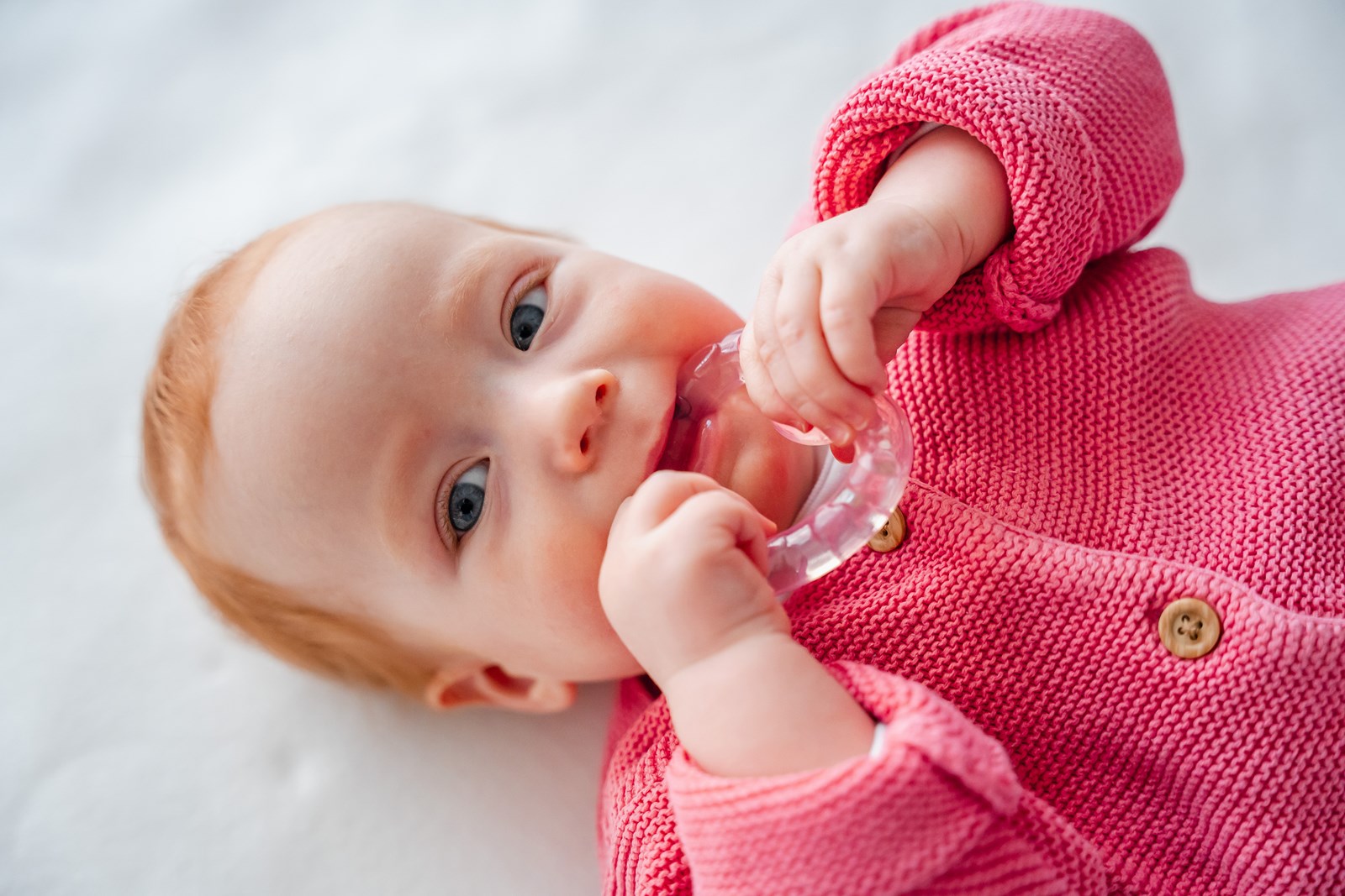 Gomë për dhëmbë në formë zemre Baby Nova, 1 copë