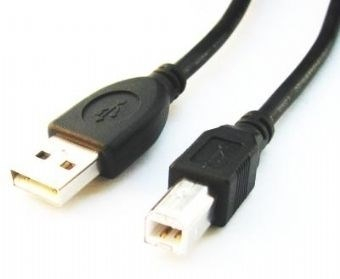 Kabllo Gembird, USB A / USB B, 1.82 m, e zezë