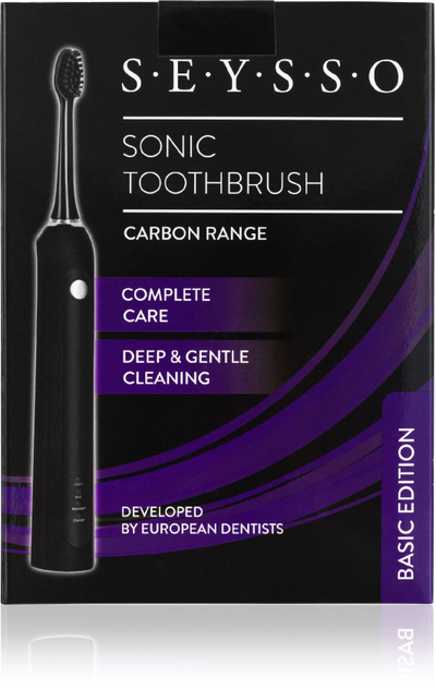 Furçë për dhëmbë Seysso Carbon SE005BLK sonic, e zezë