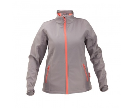 Xhaketë pune për femra Lahti Pro Soft Shell, XXXL, e hirtë / portokalli