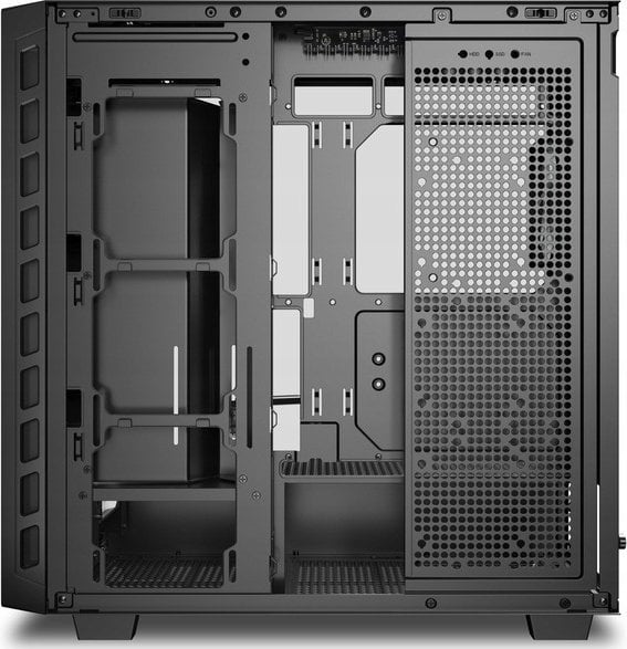 Kasë Sharkoon Rebel C80G RGB, e zezë, Midi Tower