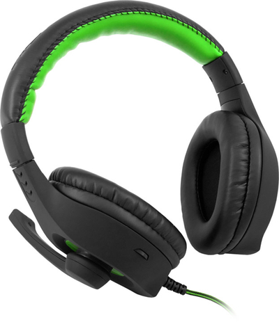Kufje C-Tech Nemesis V2 GHS-14G, të zeza/ të gjelbërta