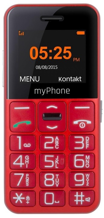 Celular myPhone EASY, 1.77 ", i kuq