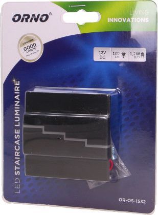 Ndriçues dekorativ Orno Lynx, LED, i zi 