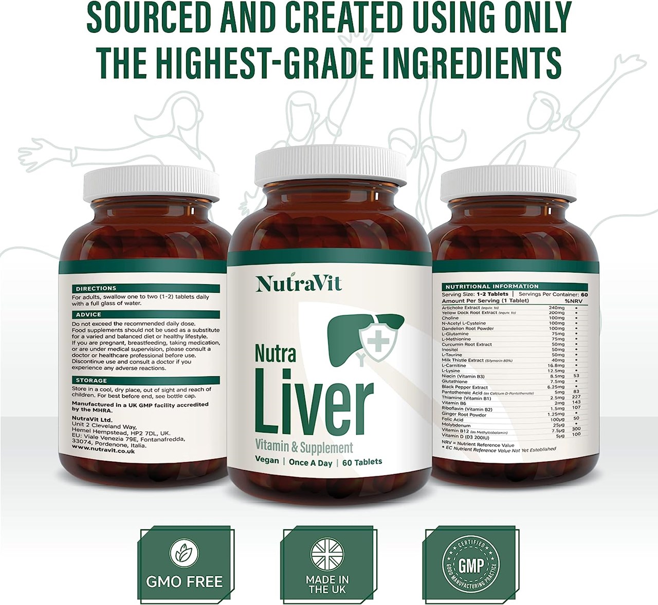 Tableta Nutra Liver nga NutraVit, 60 copë