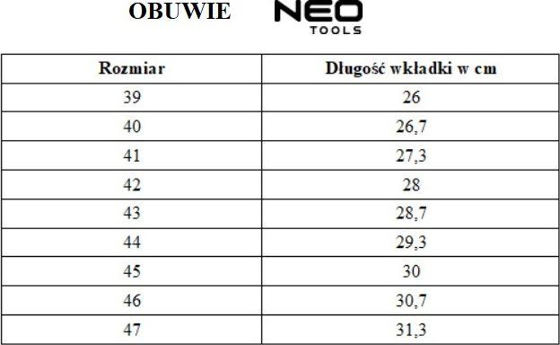 Këpucë pune NEO, O2 SRC CE, lëkurë, nr. 43 (82-770-43)