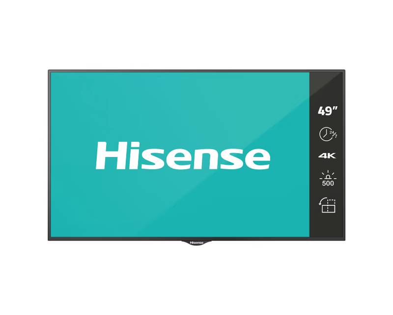 HISENSE 49" 49BM66AE 4K UHD Digital Signage Display - 24/7 Operation