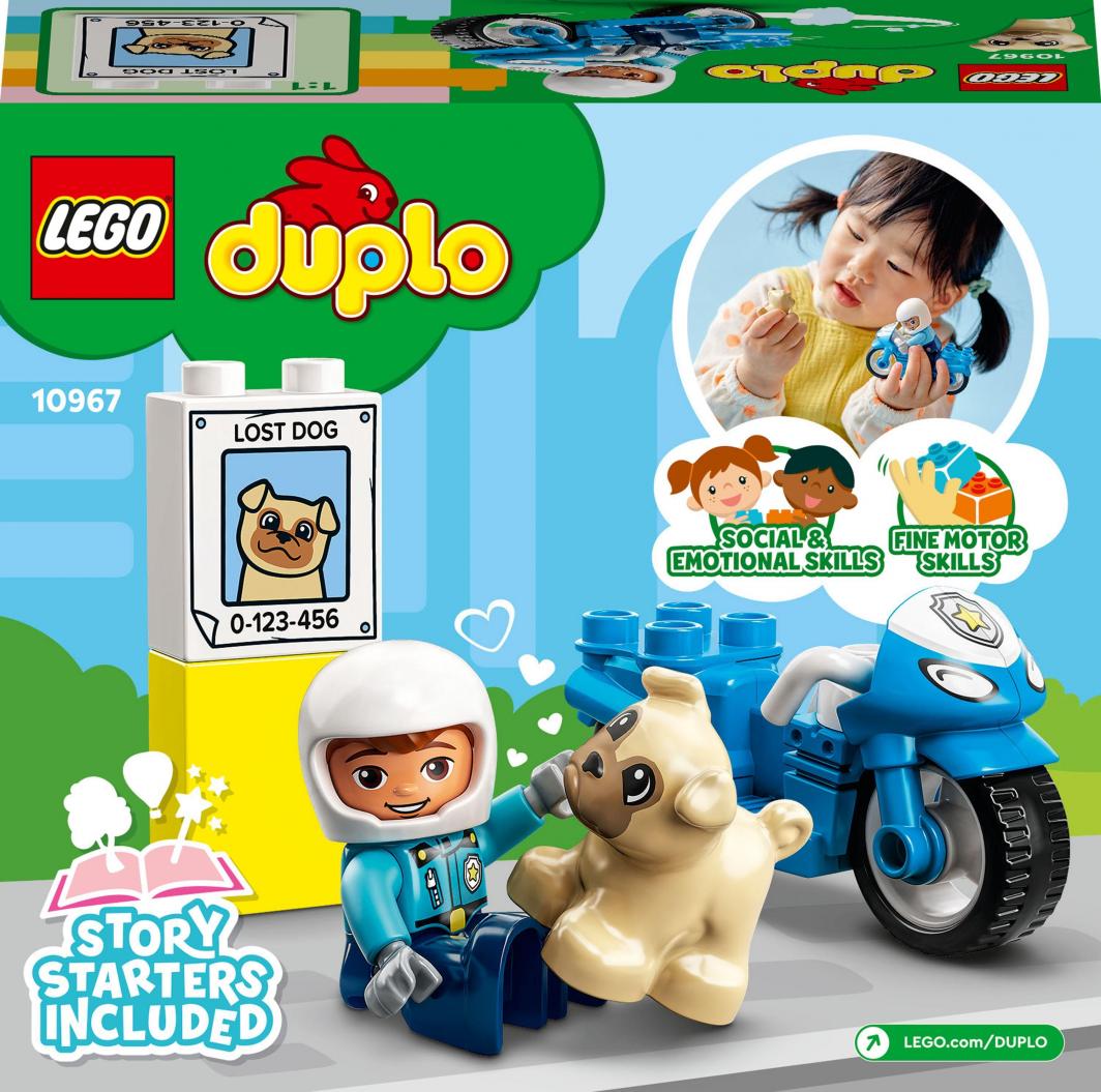 Сет Lego Duplo (10967) Police Motorcycle