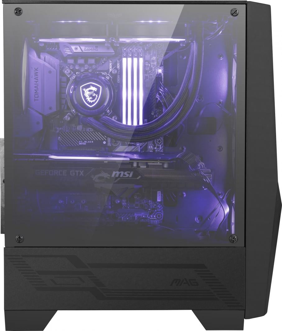 Kasë kompjuteri MSI MAG Forge 100M, e zezë / kaltër