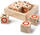 Lojë tavoline Bigjigs - tic-tac-toe prej druri