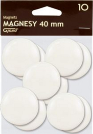 Magneta KW Trade, 40mm, të bardhë Magneta KW Trade, 40mm, të bardhë
