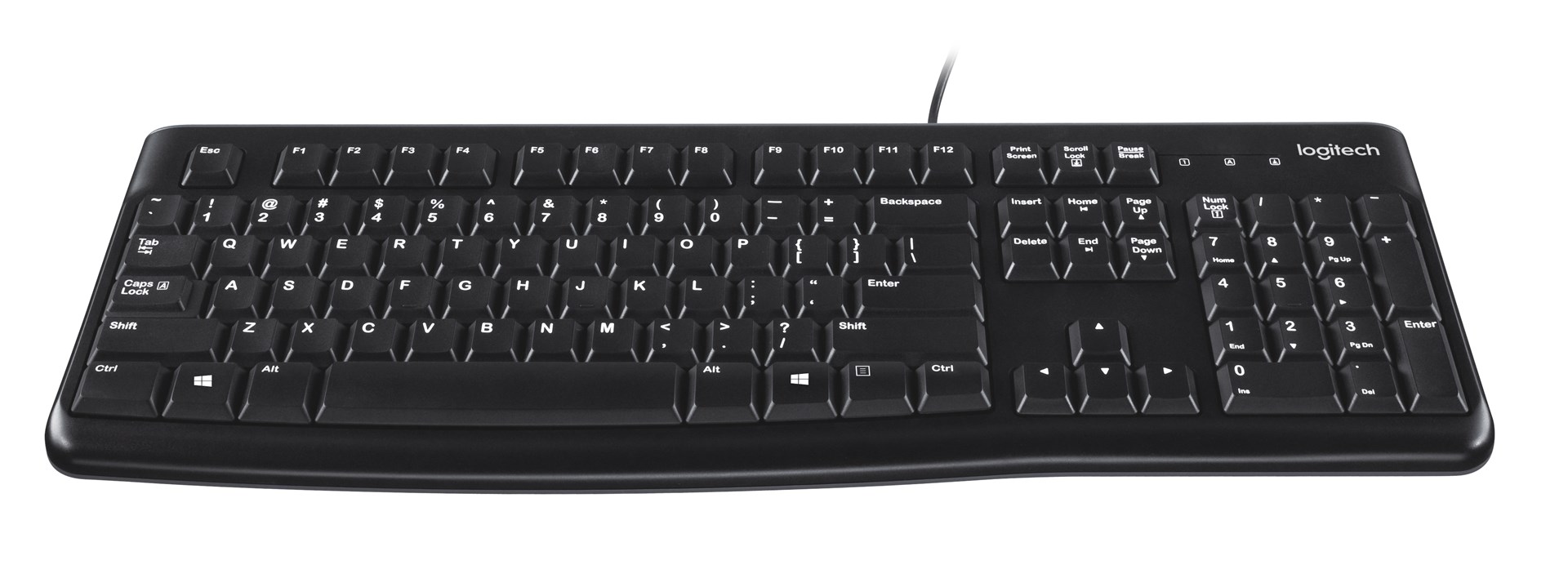 Logitech K120 USB тастатура, црна