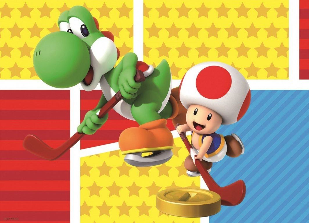Сложувалка Ravensburger, Super Mario, 4 x 100 парчиња