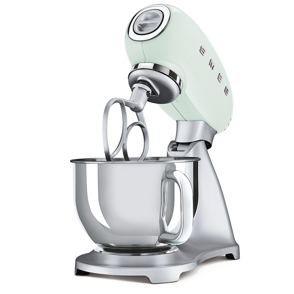 Mikser robot SMEG 50's Style SMF02PGEU, 800 W, 1L, i gjelbër pastel