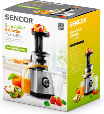 Shtrydhëse frutash Sencor SSJ 4041BK, 400W, e hirtë