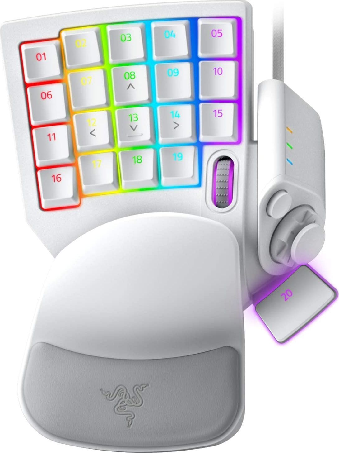 Tastierë Razer Tartarus Pro, Razer Analog Optical, e bardhë