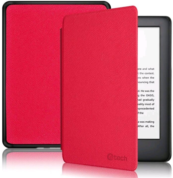 Këllëf C-TECH për Amazon Kindle PAPERWHITE 5, i kuq