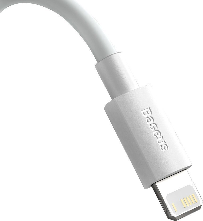 Kabllo karikimi Baseus Wisdom Lightning-USB, 150 cm, 2.4 A, e bardhë