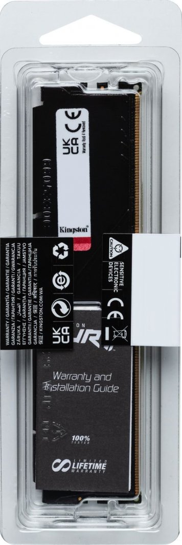 Memorie Kingston Fury Beast, DDR5, 16 GB, 5200 MHz, CL36, KF552C36BBE-16